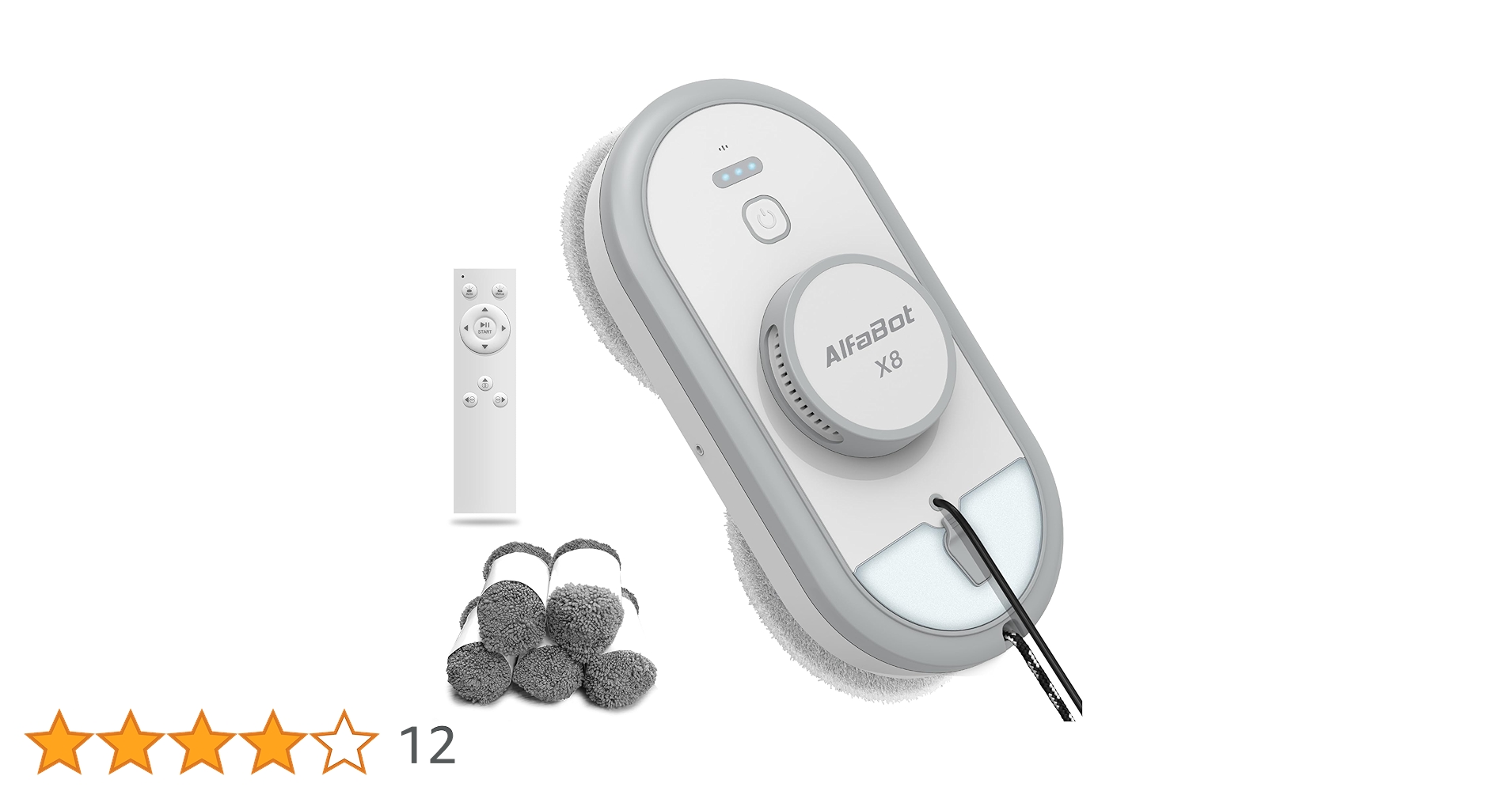 Amazon | AlfaBot 窓拭きロボット 窓掃除ロボット | AlfaBot